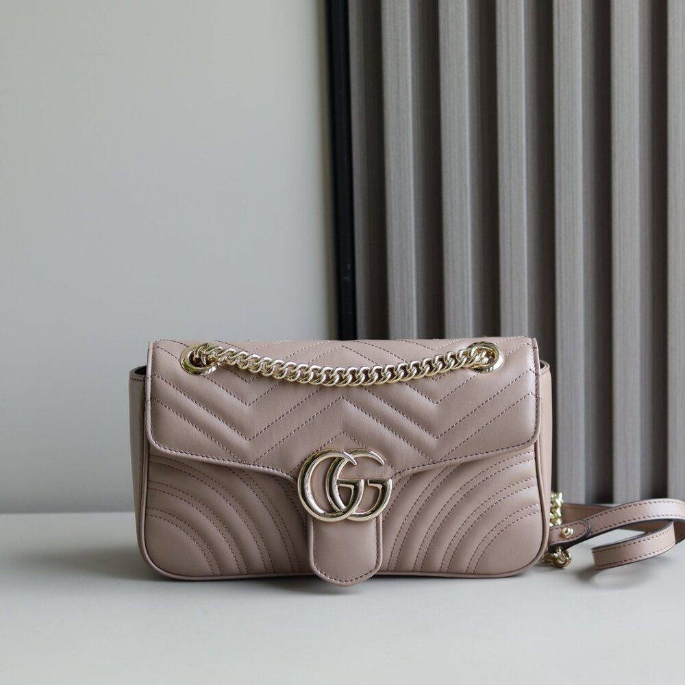 Gucci GG Marmont Small Matelasse Convertible Shoulder Bag